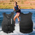 承豆浮力背心助泳衣 成人游泳车载摩托艇水域救援救生衣(黑色XL)
