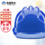 诺瑞斯安安全帽  新国标ABS三筋透气款蓝色 可定制 工程工地建筑施工