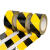 军楚 警示胶带黄黑红安全地标消防警戒隔离PVC地板胶带彩色地贴宽6公分长33米
