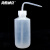 海斯迪克 HKQS-106 塑料白色弯管洗瓶加厚款 带刻度LDPE冲洗瓶 密封式油壶透明胶瓶 250ml（1个）