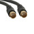 欧杜（oudu）电源线 4针S端子线  视频线 黑色 1.5米