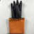 耐酸碱工业黑色橡胶手套加厚加大防化学防污抗腐蚀劳保手套 耐酸碱手套55CM一双装 XL