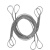 巨力牌钢丝绳吊具/钢丝绳吊索具/起重工具（两端插编钢丝绳套，表面光面涂油） 带油 Ф32*4 