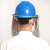 耐高温铝箔面罩炉前工业冶炼冶金防火花隔热铝箔冶炼电焊面具 (透明)配帽式+一指键安全帽