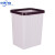 中环力安 北欧拼色垃圾桶 卫生间厨房分类垃圾篓办公室塑料垃圾桶 A 大号方形 颜色随机