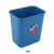 8L10L15L无盖塑料垃圾桶/工业用垃圾筒/学校酒店用垃圾桶 15L无盖蓝色30.5*21*31.5cm