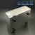 铝盒铝壳屏蔽盒钣金铝壳铝板折弯机箱DIY壳体仪表壳XR-66 现货规格均为喷砂氧化银色