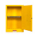 者也 防爆安全柜 12加仑 双层防火化学品储物柜双锁危险品储存柜 黄色