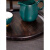 晓梦雅（xiaomengya）茶室置物架桌面博古架功夫茶杯置物架收纳架紫砂壶展示架茶器茶具 玲珑聚宝三层杯架可旋转