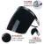 贝傅特 电焊铝支架面罩 轻便式电焊面屏防冲击防强光可配安全帽 支架黑屏