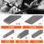XMSJ锉刀打磨工具半圆锉三角锉刀扁平锉刀钢锉三棱锉钳工锉刀套装 4件套6寸