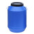水桶 圆桶 密封桶 化工桶 带盖桶 沤肥桶 堆肥桶 蓝色50L特厚
