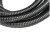 巨尔达 钢镀锌+PVC 包塑金属波纹管 RG\25MM 国标加厚 DN25 黑色 1米