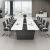 会议室长桌10人简约现代培训桌条形桌椅子带会议桌椅组合定制 米*1.米