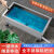 不锈钢拖把池可移动落地式洗拖布池地盆卫生间阳台洗墩布池子 固定款加长拖把池90长