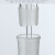 安达通 直型冲击式吸收瓶 吸收管撞击式吸收瓶气体采样管耐高温 白色（瓶型）10ML 