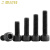 嘉耐特 DIN912 高强度12.9级杯头内六角螺丝 圆柱头发黑加长螺栓 M12*170半牙（10个）