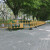 安达通 胶马护栏 加长塑料移动隔离网道路交通护栏隔离栏 2米*1米黄色