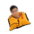 柒亦辰（QiYiChen）AJY3002 成人气胀式救生衣套头自动手动充气救生衣水上漂流游泳衣 手动款