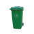 户外垃圾桶大号加厚塑料100l120240升室外商用环卫分类小区带盖桶 120L标准款+盖+轮