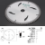 圆盘锯片手提切割机木工4寸无尘据片剧片切割锯片高速钢细齿七寸 9寸80齿直径230木用