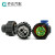 1-967402-3 2孔汽车防水连接器母端TE型圆形DIN插头1-1813099-3 2孔黑母端1-1813099-3(含端