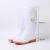 HKNAEVA白色卫生靴加绒食堂厨房工厂专用雨靴防滑耐油高筒棉水鞋  36 高度36cm左右白色牛筋底不加棉