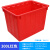 塑料方箱周转箱加厚大号胶箱水箱养殖箱养鱼养龟大箱车间专用箱筐 300L水箱（红色）无盖