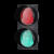 定制红绿灯交通信号灯200型三联灯LED路口警示灯行人车辆倒计时信号灯 300mm红人/动态绿人