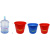 带滤网水桶大号厨房厨余茶水茶叶桶沥水篮泔水分离过滤漏网手提式 18升蓝色有盖+蓝色沥水篮