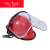 安全帽面罩防护面具全脸透明PVC防飞溅冲击电焊支架面罩打磨面屏S 铝支架+6张黑色面屏