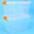 海斯迪克 HKCL-241 塑料带提手收纳箱工具箱储物加厚杂物整理箱 透明【三件套】小8+中15+大27L