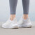 阿迪达斯 （adidas）官方女鞋 24夏季新款运动鞋低帮轻便舒适休闲鞋子网面透气跑步鞋 纯白/织物鞋面/缓震中底 37