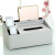 多功能纸巾盒 抽纸盒创意桌面遥控器收纳收纳盒 银闪电纹 多功能收纳盒