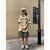 乔骏晟美式复古棒球服短袖女新款夏季宽松嘻哈开衫衬衫上衣ins外套 黑色 L （高品质高质量）