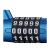苏识 ZCU965蓝 五位密码锌合金U型密码锁长梁（计价单位：个）蓝