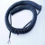 弹簧线2芯3芯4芯PU伸缩螺旋线缆国标铜芯电缆线黑色高弹力电源线 黑2芯1平方2.5米