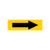程篇 管道标识贴纸色带标识牌标签 油库油料器材 油库管线走向箭头（可定制）4*20cm 10张