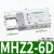 气动手指小型HFZ6/mhz2-16d/MHZL2-10D/20/25/32平行气爪气缸 MHZ2基本型平行夹爪手指气缸