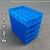 加厚塑料箱分格周转箱多格分类盒工具箱30格40格60格零件螺丝筐子 12格外径60x40x12cm 蓝色加厚