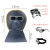 焊接电焊防护面罩二保焊头带强光护颈头戴式护眼焊帽防烤牛皮面罩 牛皮面罩+透明眼镜