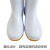白色棉雨鞋加绒加厚耐油防滑雨靴耐酸碱专用防水保暖加棉水鞋 中筒棉雨鞋 44