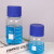 京斯坦 宽口蓝盖试剂瓶大口样品瓶广口玻璃瓶化学实验室取样瓶  500ml-普料-GL80 
