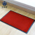 正奇谊防滑地垫PVC复合底双条纹加密吸尘地毯酒店迎宾红地毯脚垫1.6米宽 需要几米数量拍几（大红）