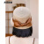 JECK＆HOPE遮阳帽女夏季法式复古灯罩式渔夫帽海边短檐休闲百搭防晒帽子送人 卡其色 可调节M（55-58cm）