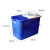 洗拖把桶水桶老式手动桶挤水涮墩布桶拖地桶挤地拖手压单桶 肥猫方形地拖桶蓝色
