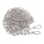 京势 晾衣绳 304不锈钢晾衣绳3mm粗防锈铁链链条 4m长+2个弹簧扣 单位：套