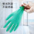 百净优一次性绿色丁腈手套耐酸碱耐腐蚀通用型手套 绿色 12寸M-500双/箱
