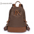 袋鼠（KANGAROO）双肩包女士2023新款潮时尚防水牛津布背包休闲大容量旅行书包小包 棕色