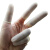 劳博士 一次性乳胶防滑手指套 工业橡胶手指套 劳保手套 米色 25（小号100只）